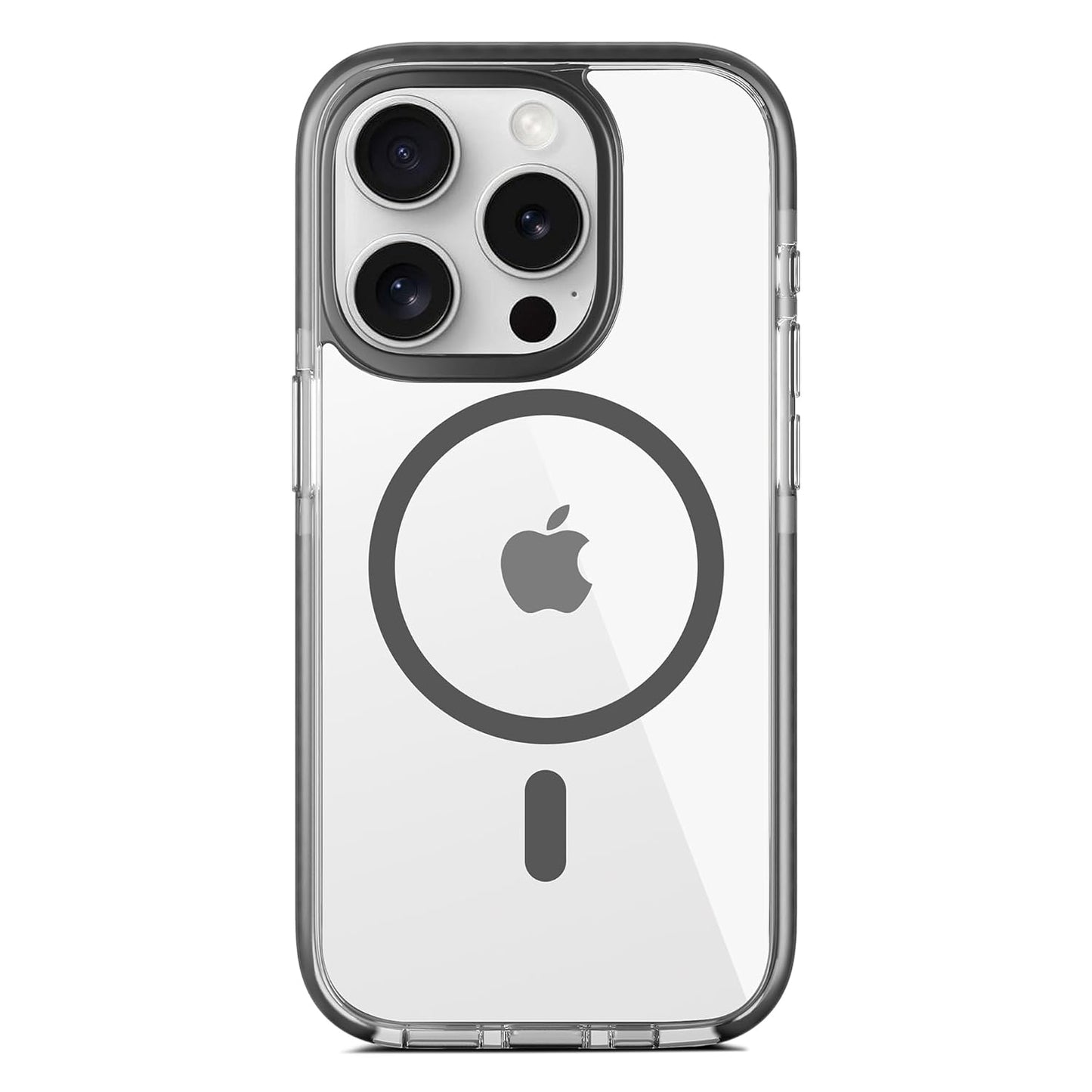 IPhone 15 Pro Max White Transparent MagSafe Phone Case Cover