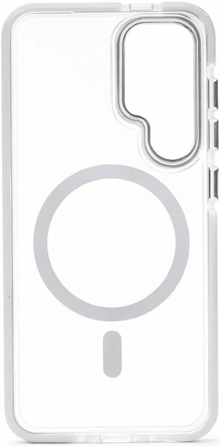 Galaxy S24 Ultra Strong White Magnetic Transparent Back Cover