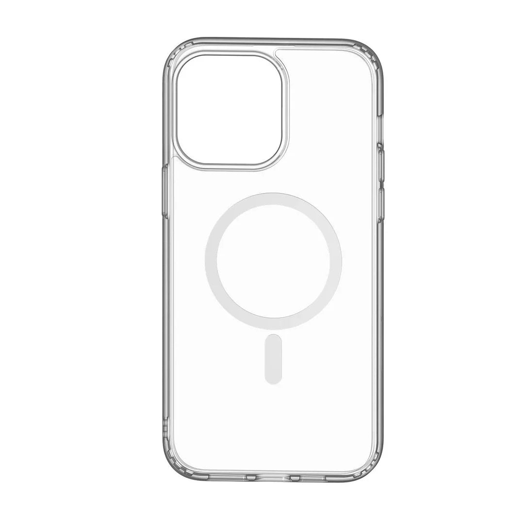 IPhone 14 Pro Max Clear White Transparent Case with Mag Safe