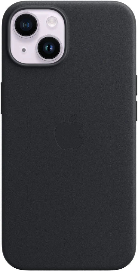 Premium Leather Case for iPhone 14 – Slim Protective Cover (Brown, Blue, Black, Grey)