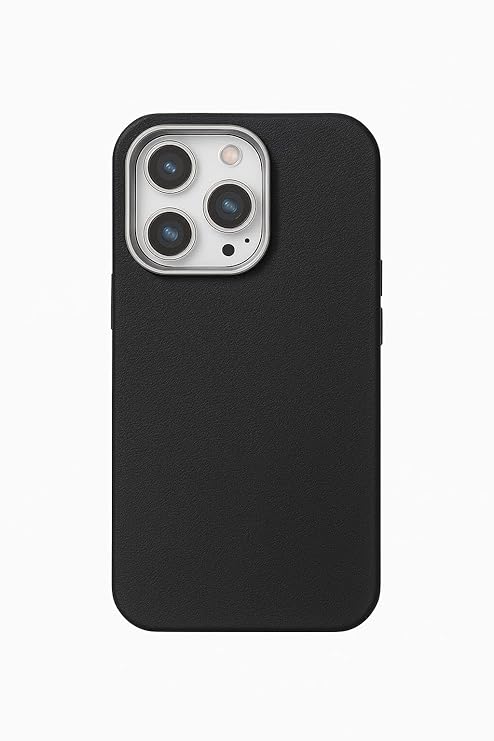 Premium Leather Case for iPhone 16 Pro – Shockproof Slim Cover (Brown, Blue, Black, Grey)