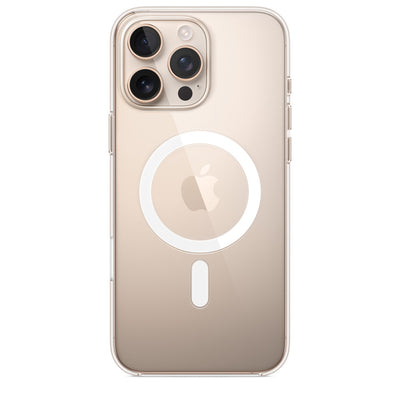 IPhone 16 PRO MAX White Transparent Back Cover