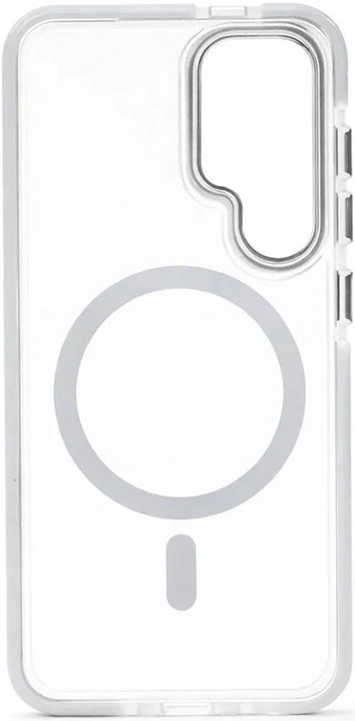 Galaxy S24 Ultra Strong White Magnetic Transparent Back Cover