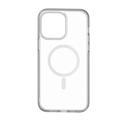 IPhone 14 Pro Max Clear White Transparent Case with Mag Safe