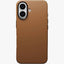 Premium Leather Case for iPhone 16 – Stylish Slim Back Cover (Brown, Blue, Black, Grey)