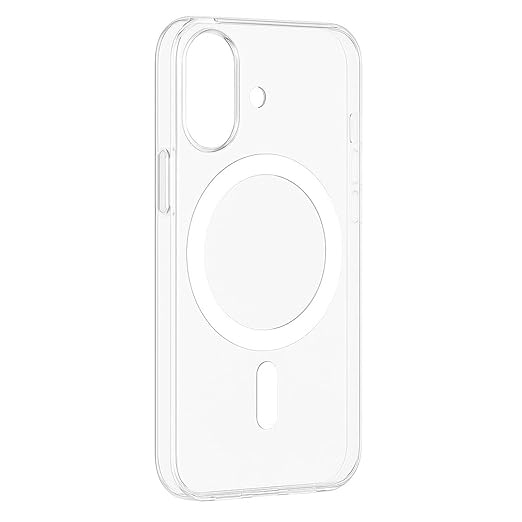 IPhone 16 transparent Mag-Safe Strong Magnetic Lock Back Cover