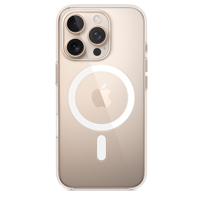 IPhone 16 Pro White Transparent Back Cover