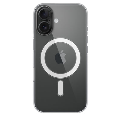 IPhone 16 transparent Mag-Safe Strong Magnetic Lock Back Cover