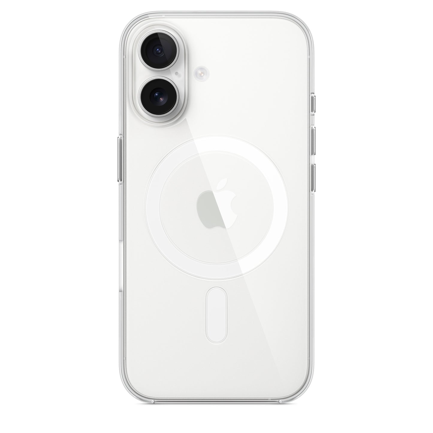 IPhone 16 transparent Mag-Safe Strong Magnetic Lock Back Cover