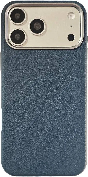 Premium Leather Case for iPhone 17 Pro Max – Luxury Protective Slim Cover (Black, Orange, Brown, Blue, Grey)