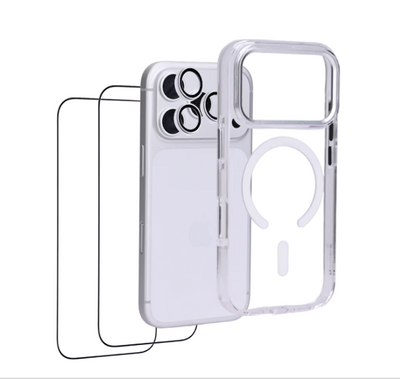 Mega KrishtoGadgets Combo – Premium Transparent Protection Kit (HD / Privacy Guard)